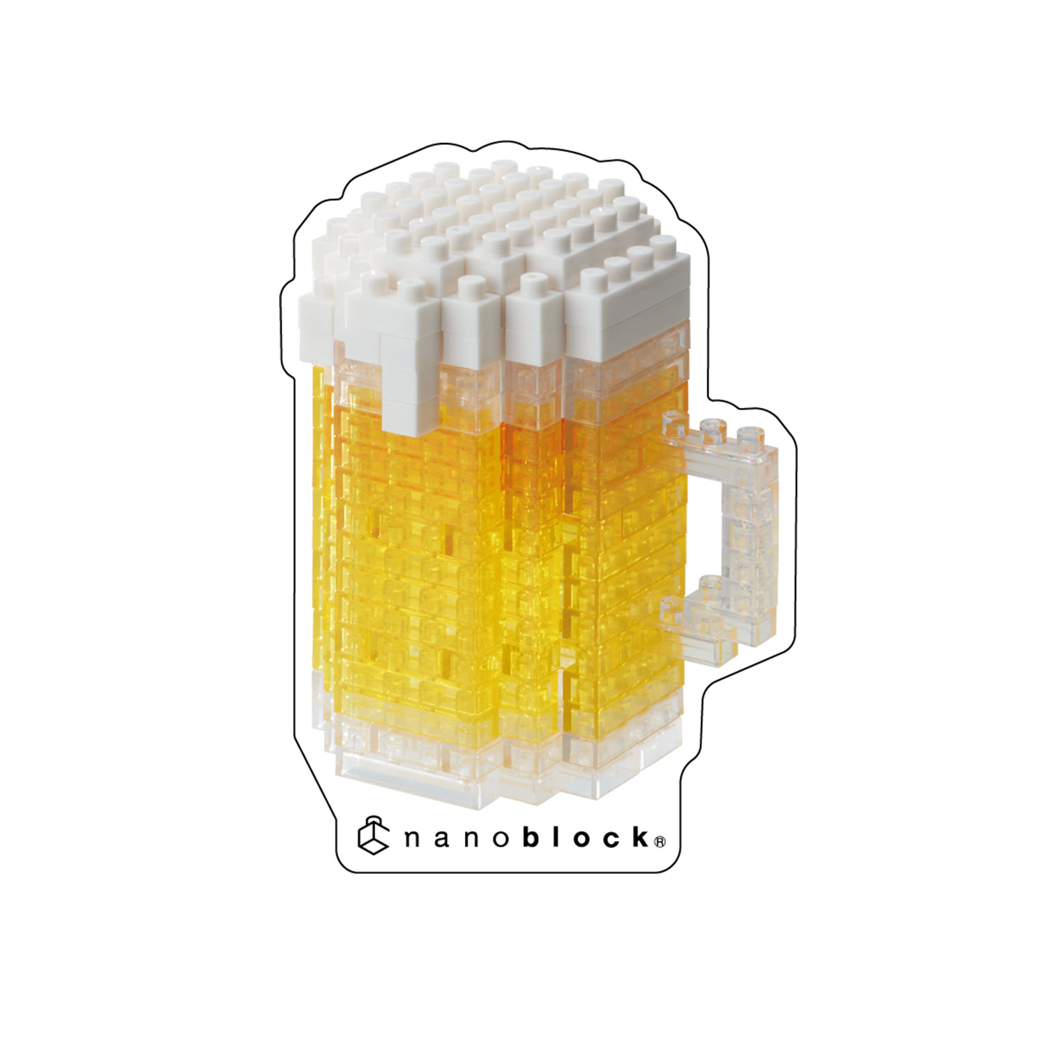 ナノブロック ステッカー 5種セット フード