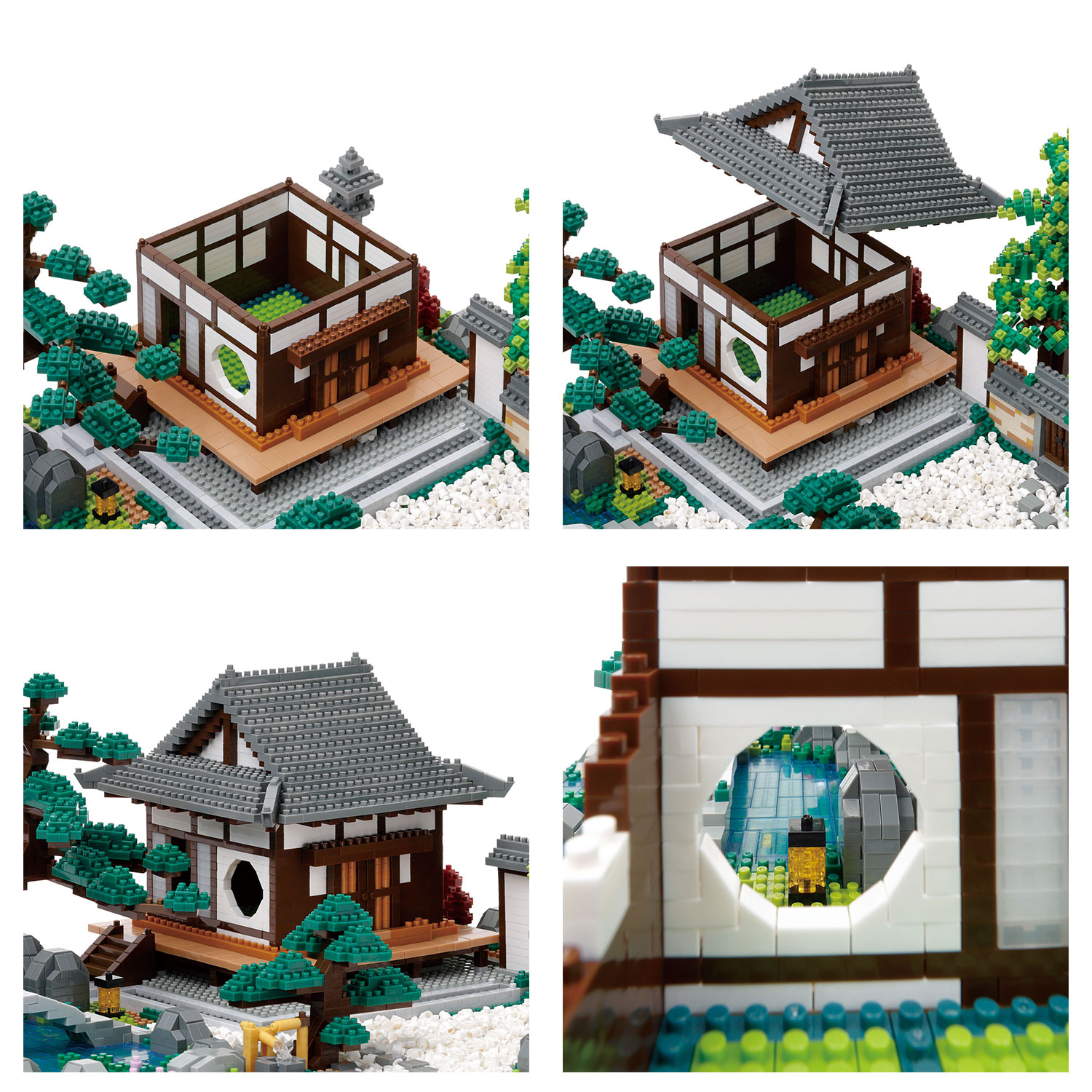 ナノブロック 日本庭園 デラックスエディション