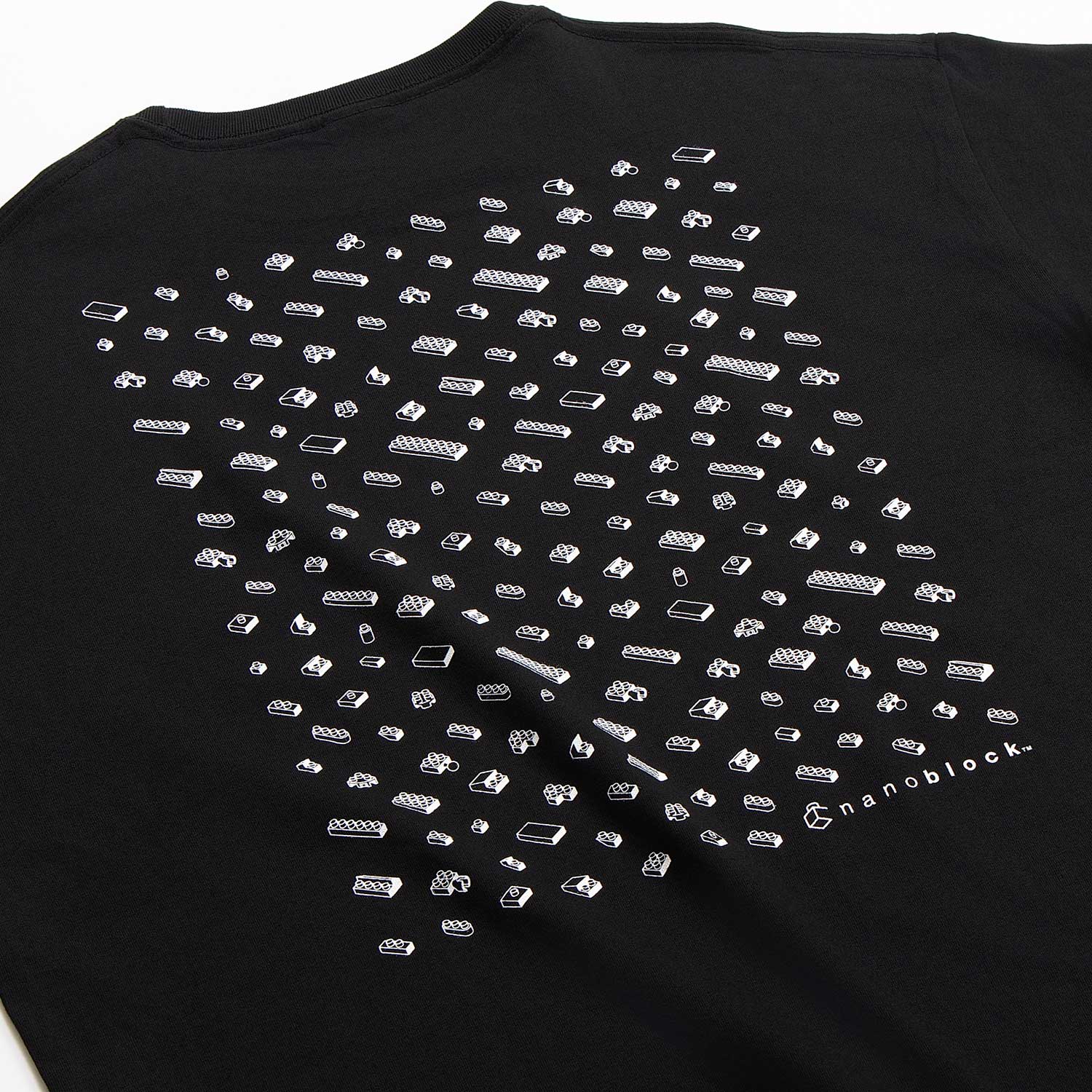 ナノブロック ビッグシルエット Tシャツ  XL (ブラック) 