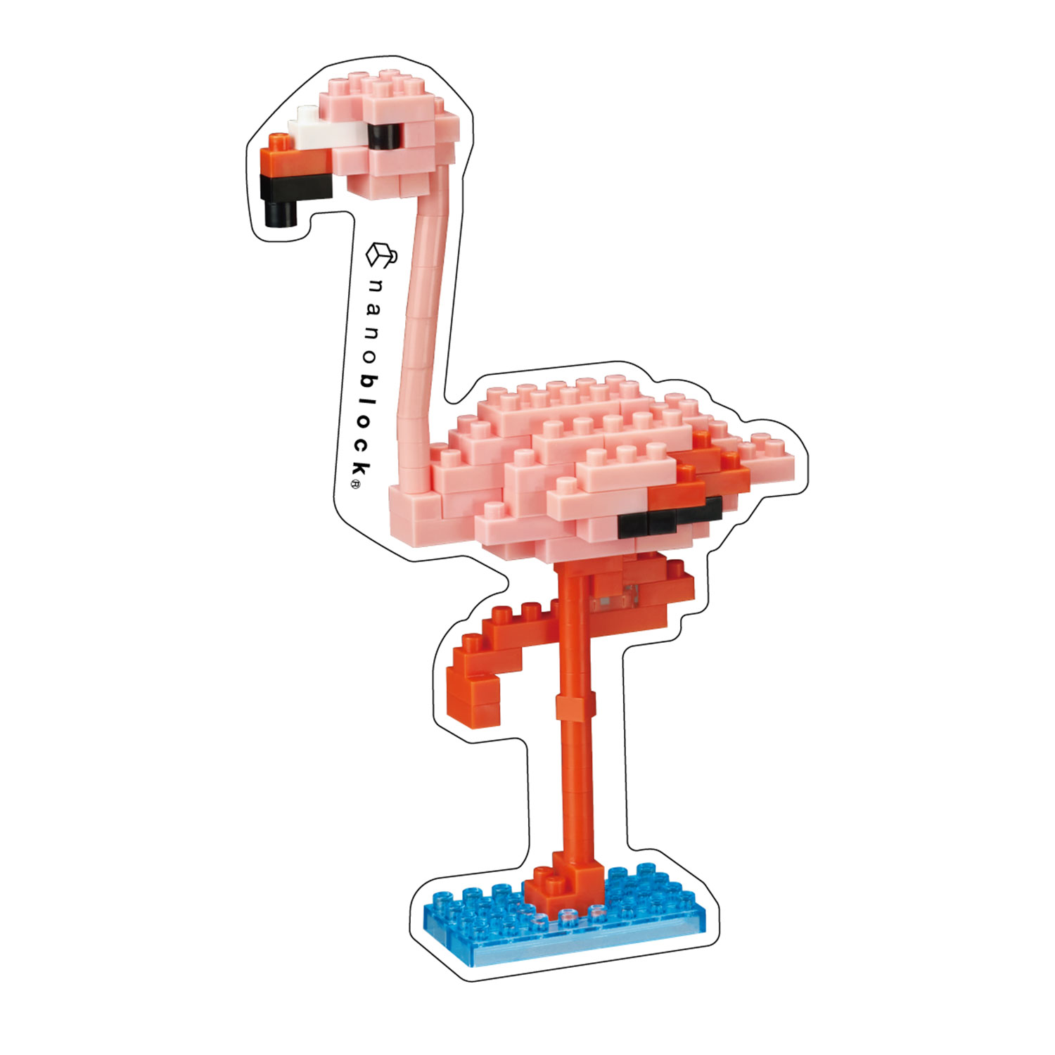 ナノブロック ステッカー 5種セット アニマル