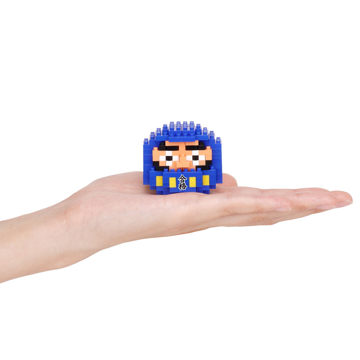 ナノブロック だるま 青