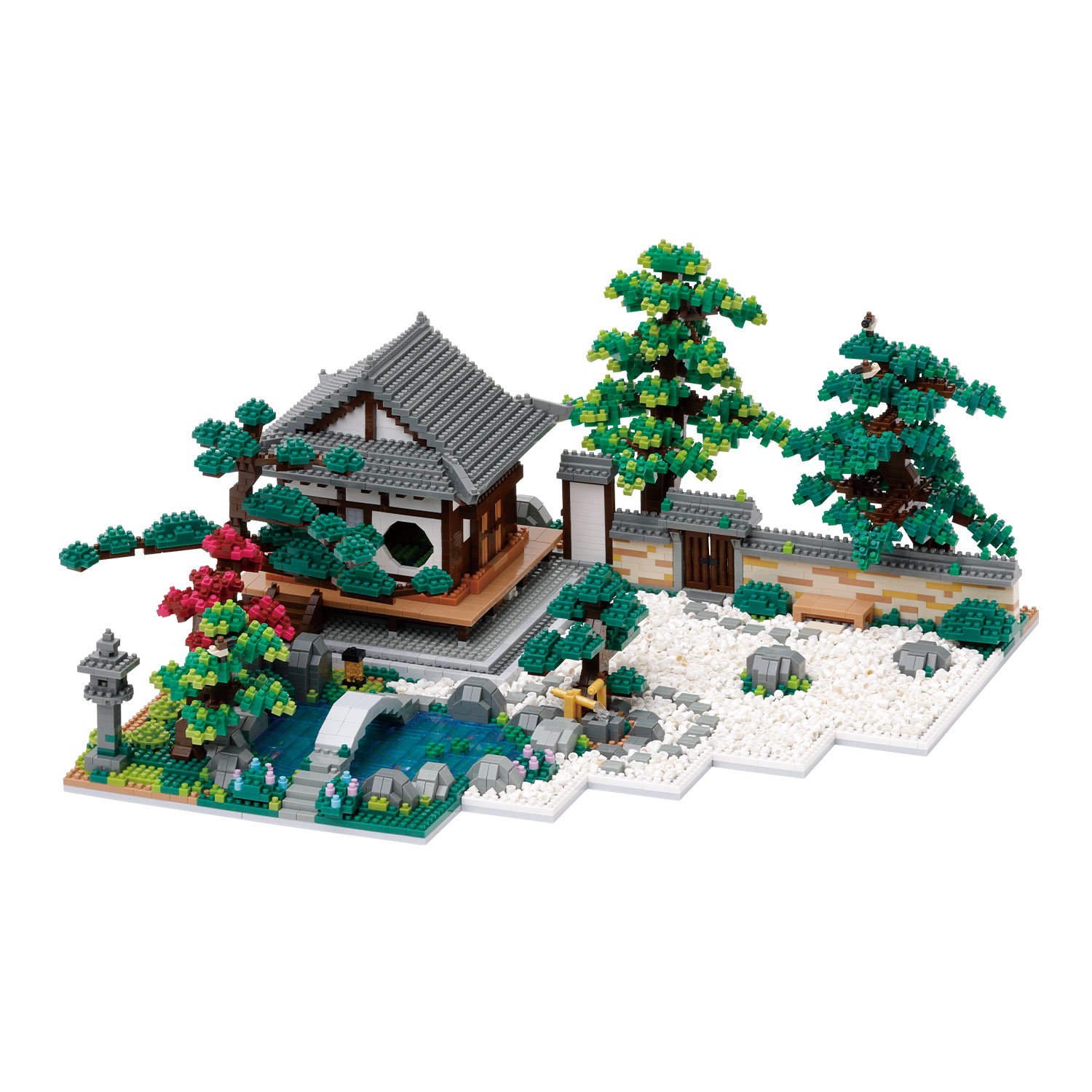 ナノブロック 日本庭園 デラックスエディション