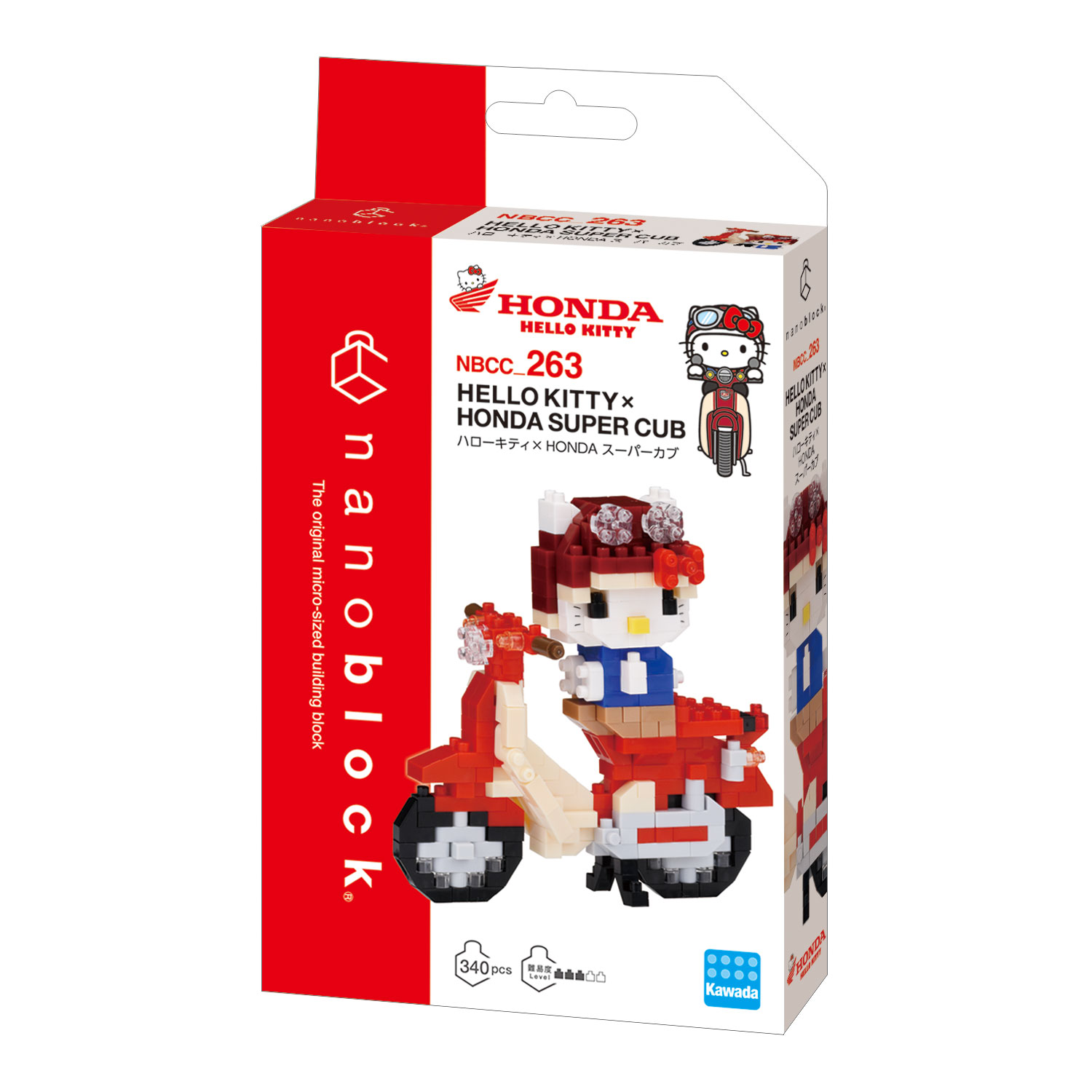 ナノブロック ハローキティ×HONDA スーパーカブ