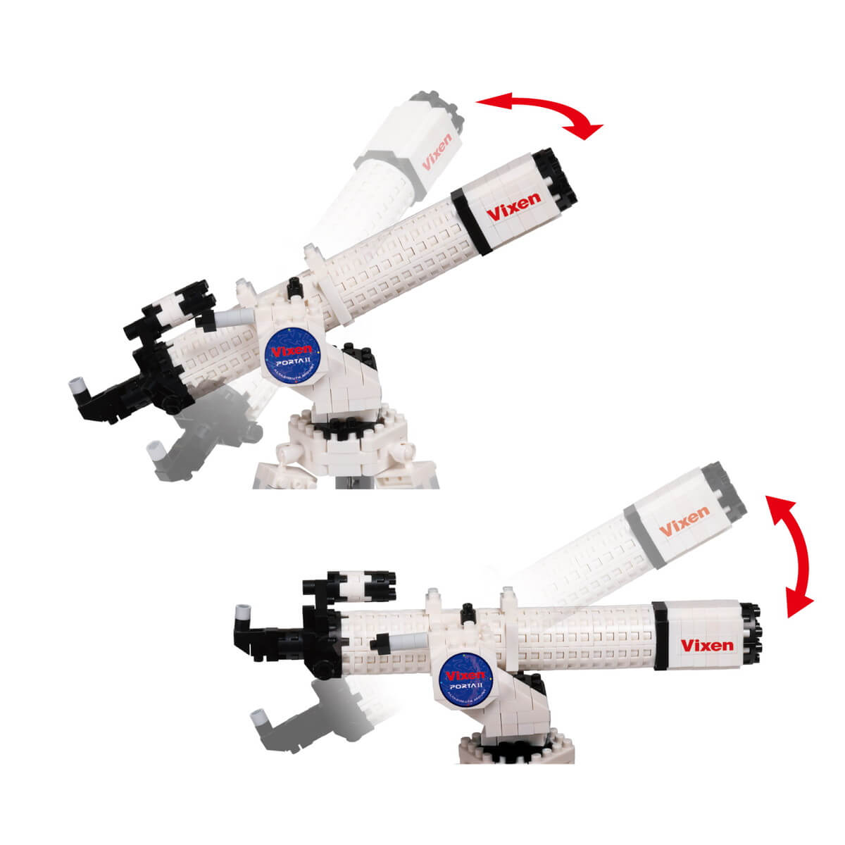 ナノブロック ビクセン 天体望遠鏡 ポルタ II A80Mf