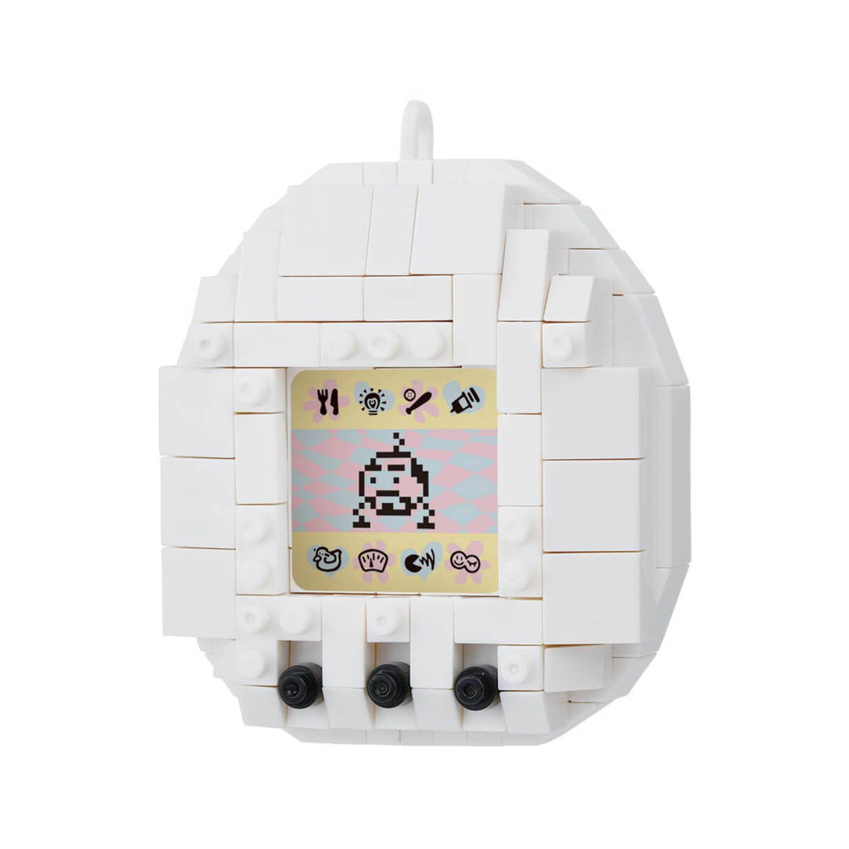 ナノブロック 初代たまごっち （白）