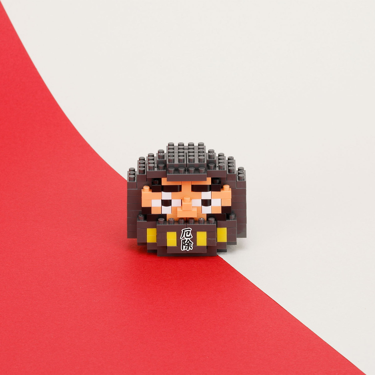 ナノブロック だるま 墨色