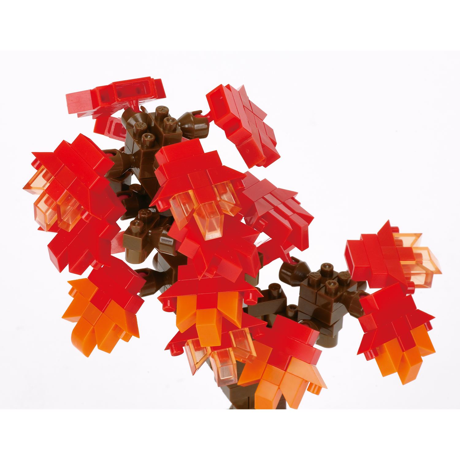 ナノブロック 盆栽 紅葉