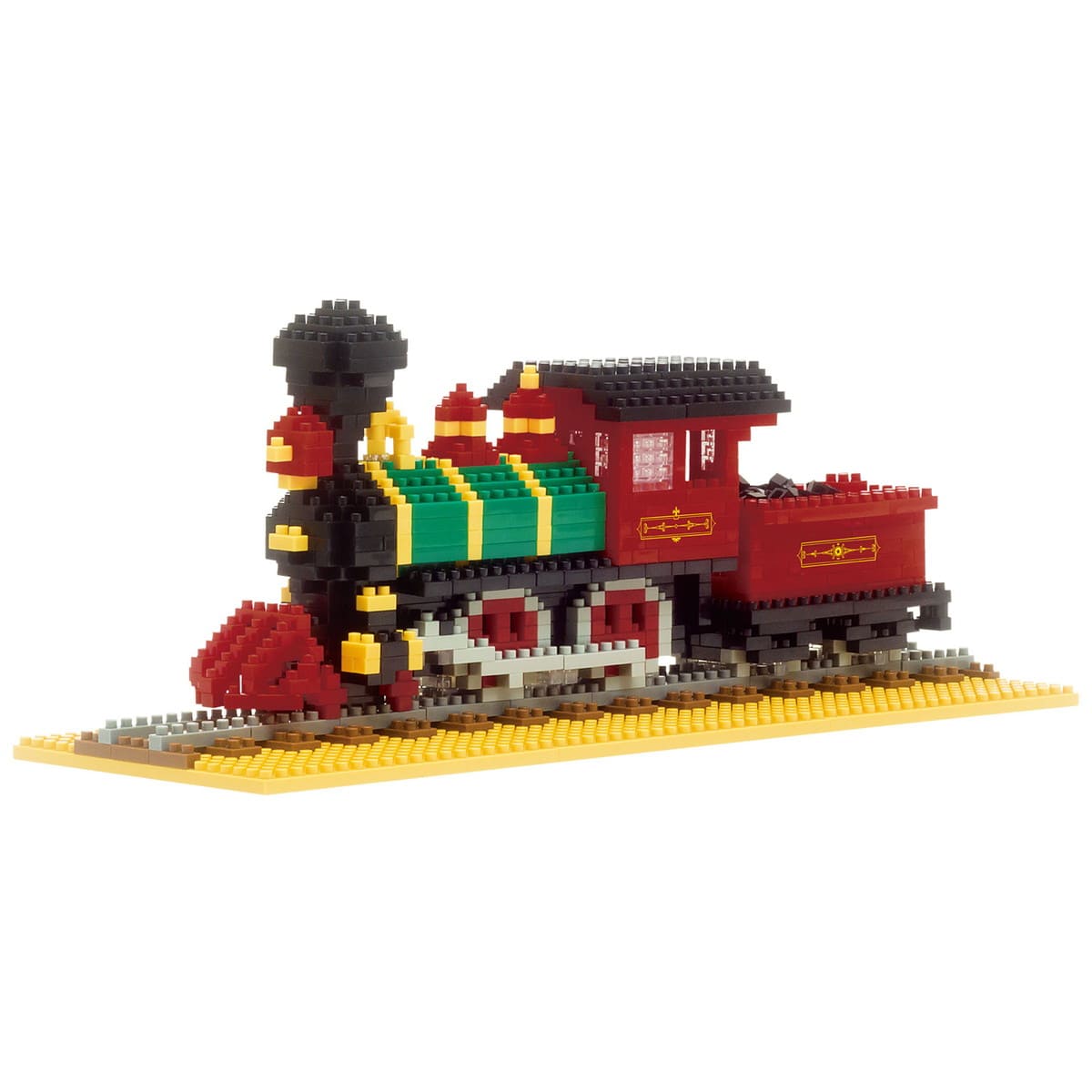 ナノブロック 蒸気機関車 4-4-0