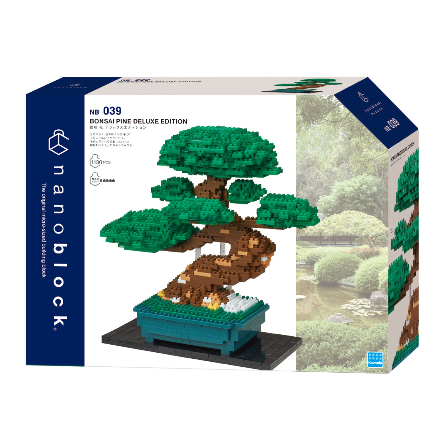 ナノブロック 盆栽 松 デラックスエディション