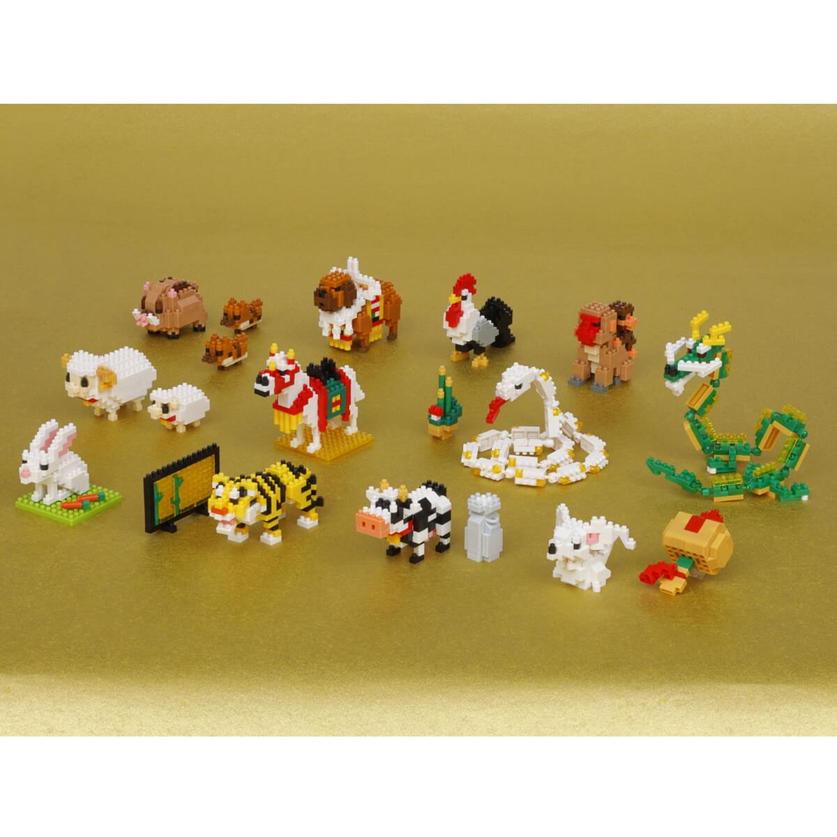 ナノブロック 干支 十二支セット