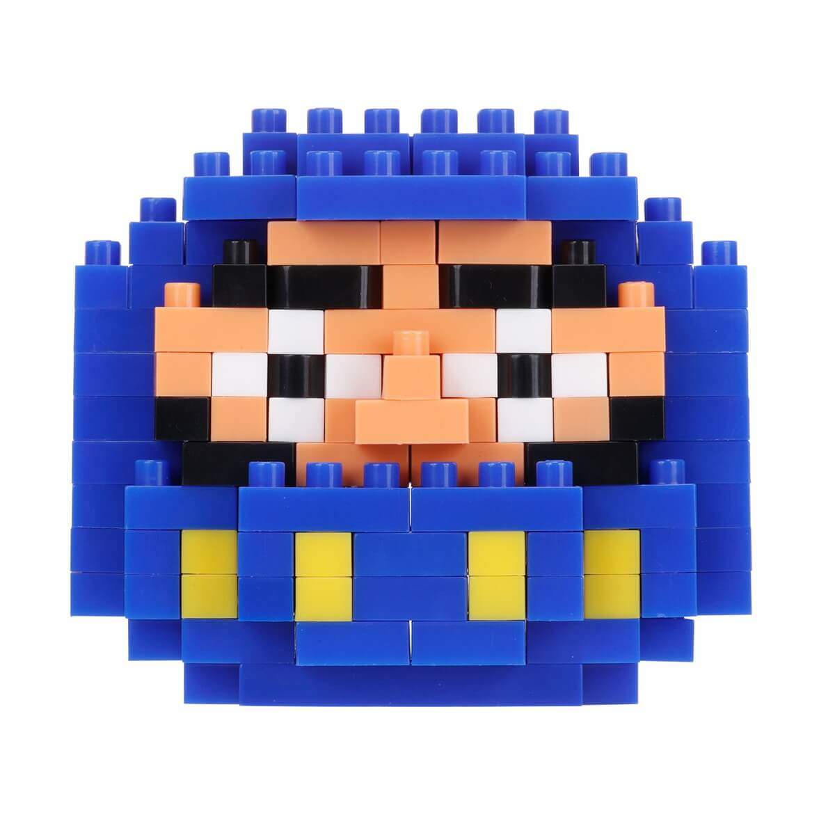 ナノブロック だるま 青