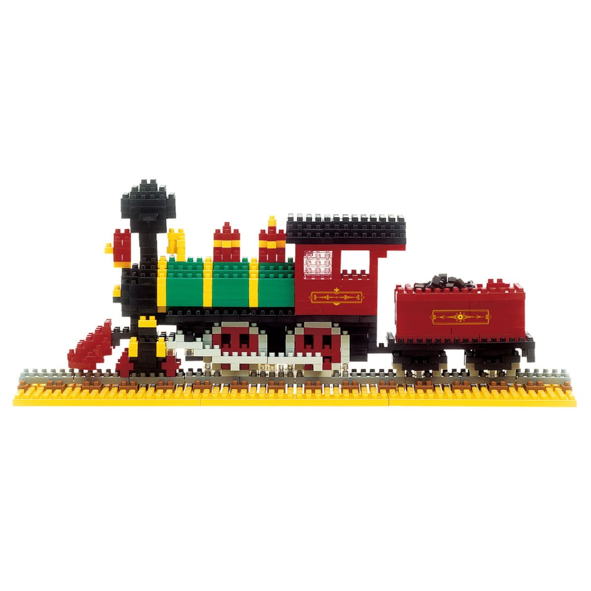 ナノブロック 蒸気機関車 4-4-0