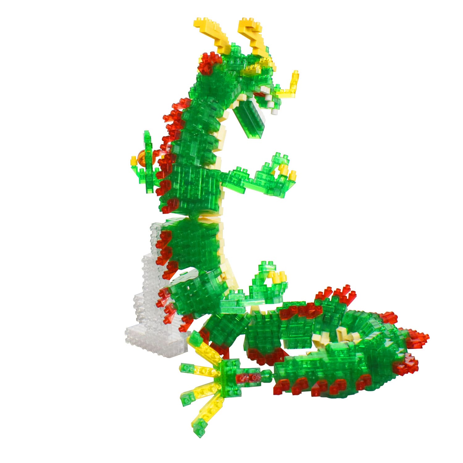 【限定商品】ナノブロック 龍 クリアver.