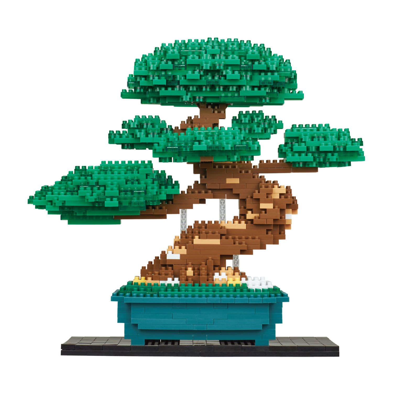 ナノブロック 盆栽 松 デラックスエディション