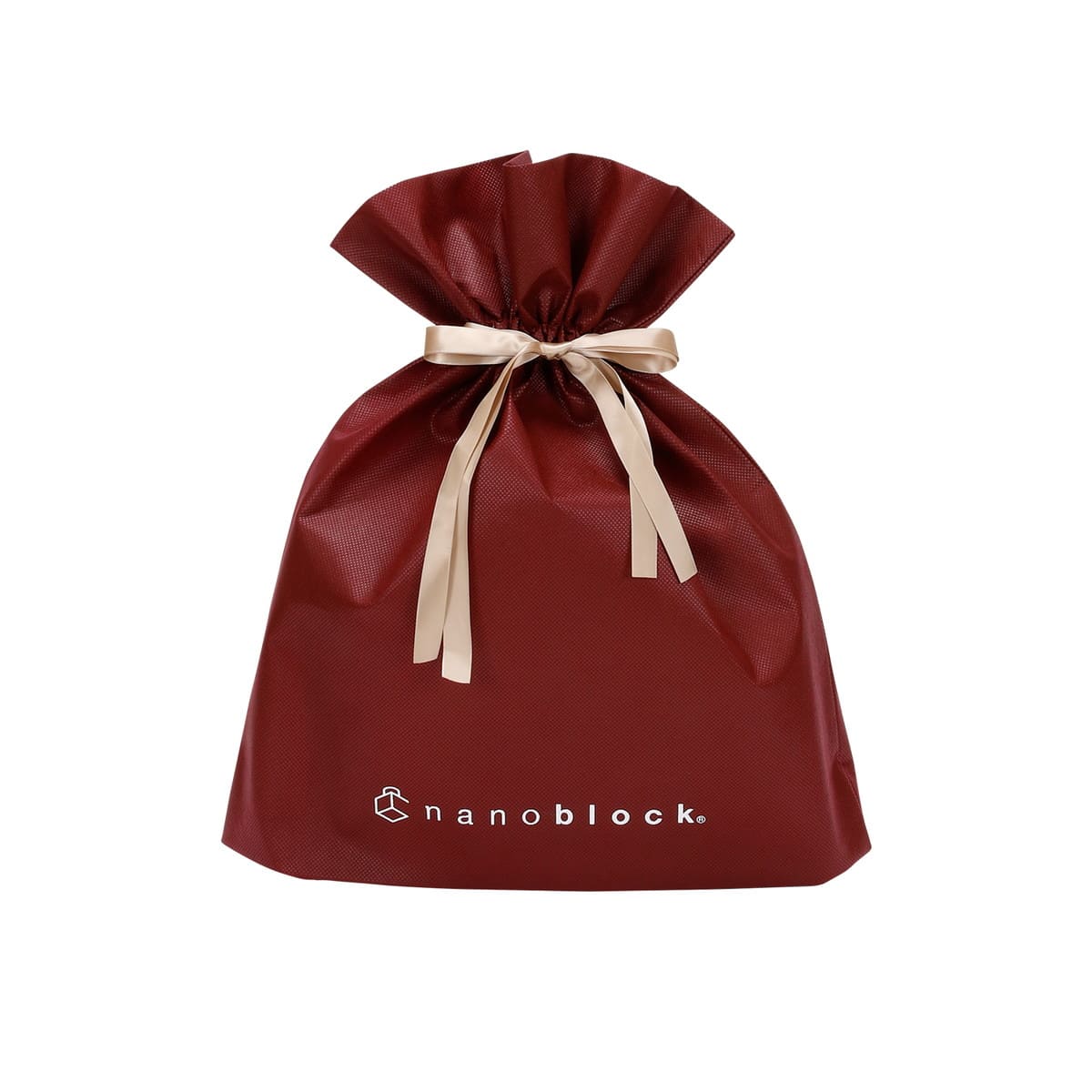 ナノブロック用 ギフトバッグ L (ボルドー)