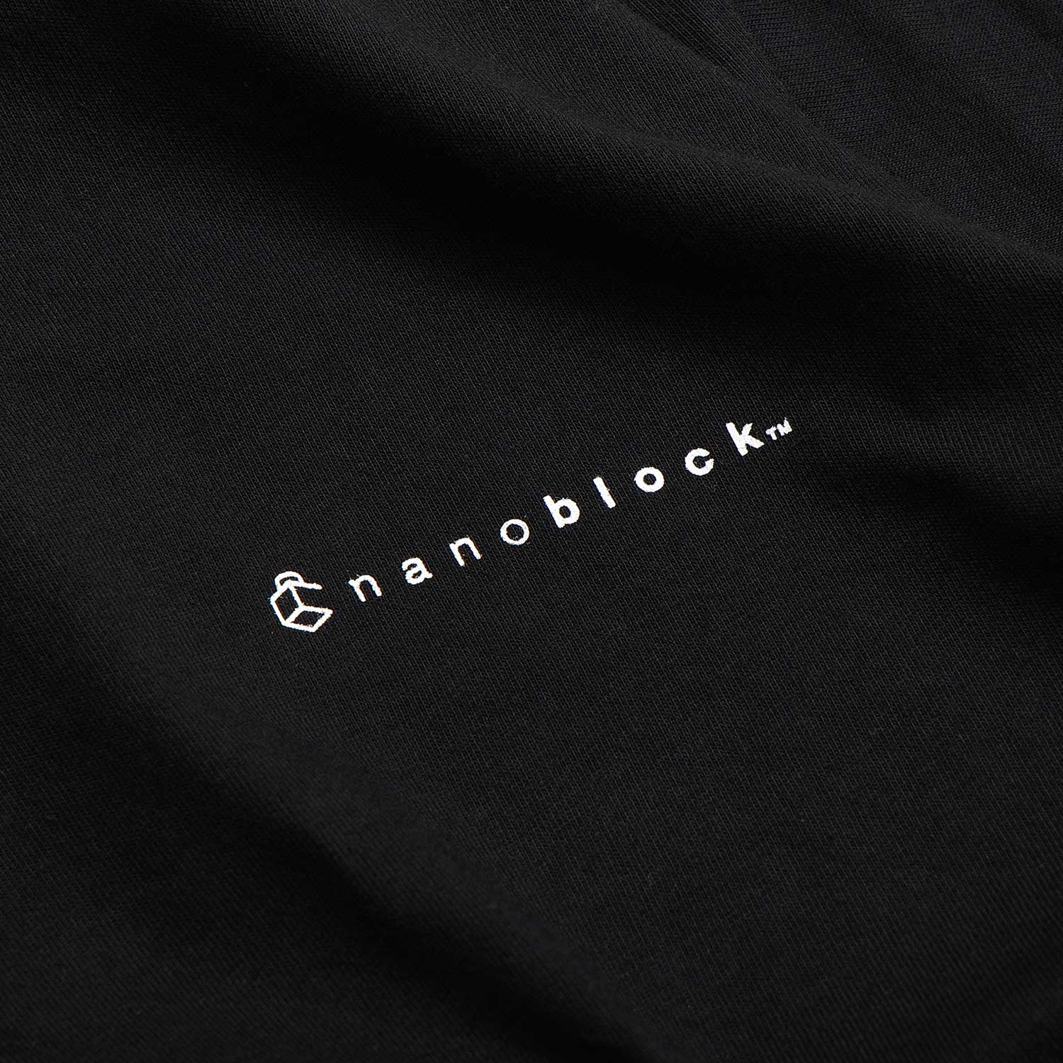 ナノブロック ビッグシルエット Tシャツ M (ブラック) 