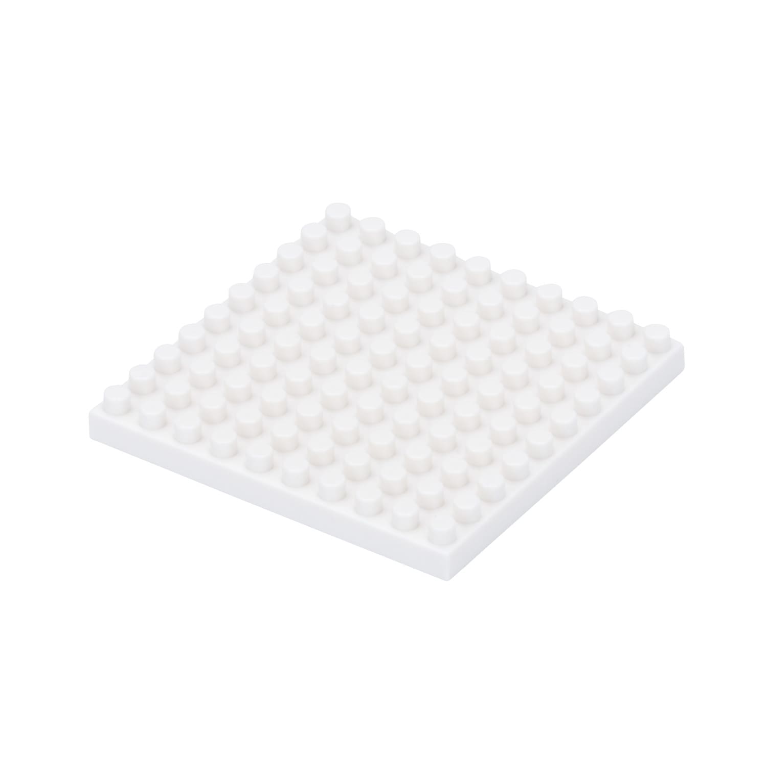 ナノブロック 単色部品 10×10 2枚セット カラー: ホワイト