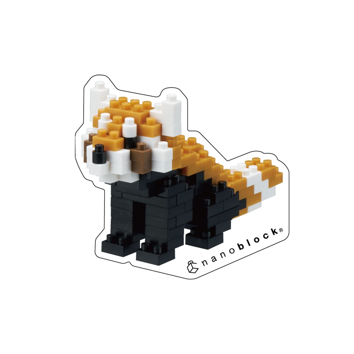 ナノブロック ステッカー 5種セット アニマル