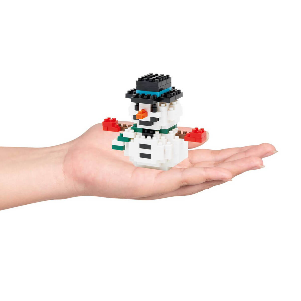 ナノブロック 雪だるま