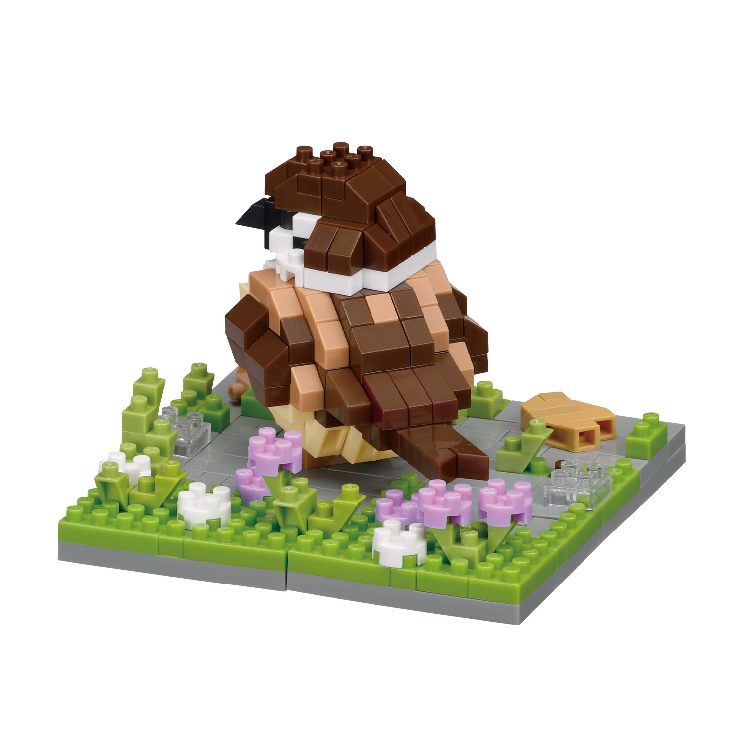 ナノブロック スズメ