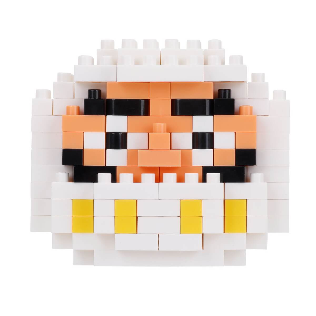 ナノブロック だるま 白