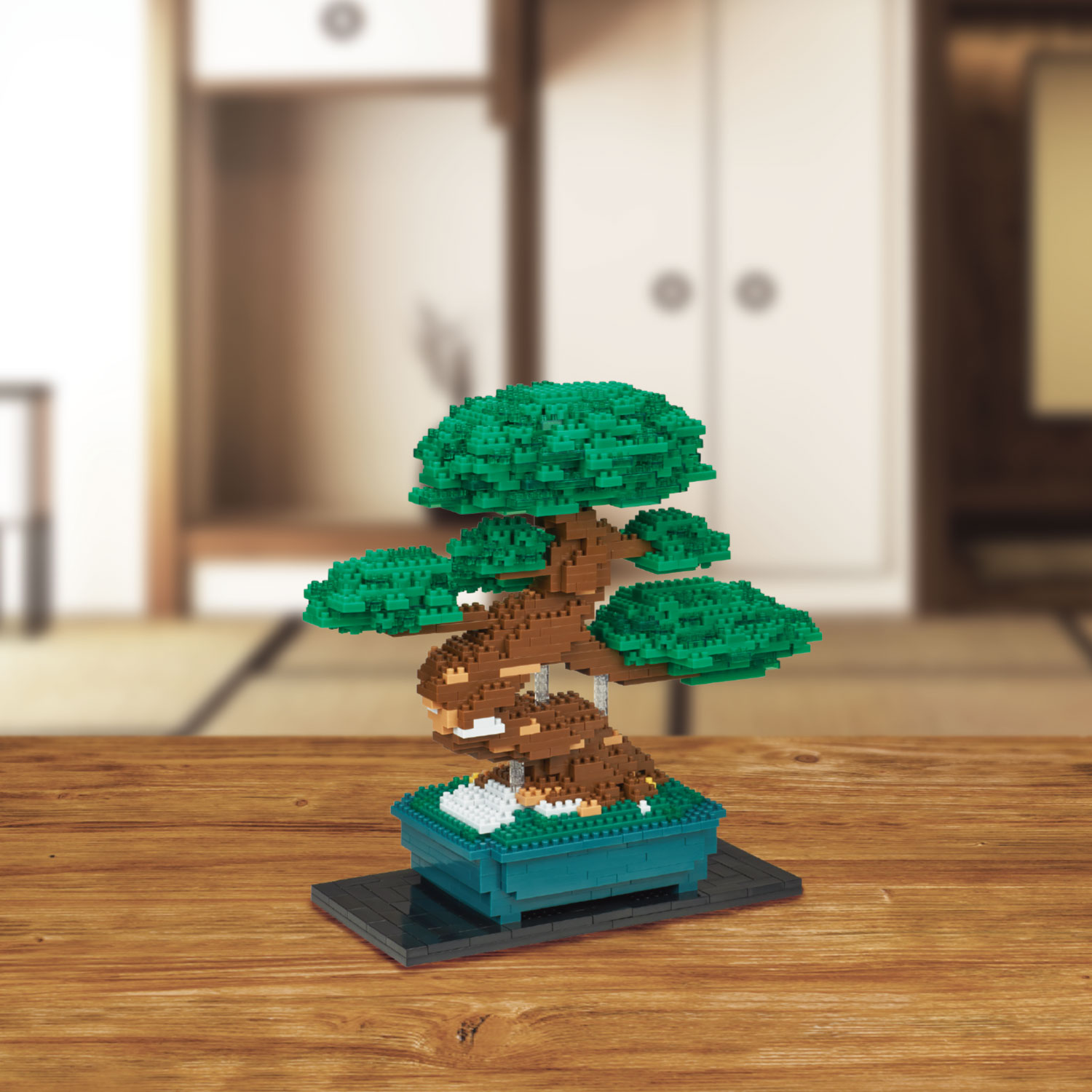 ナノブロック 盆栽 松 デラックスエディション