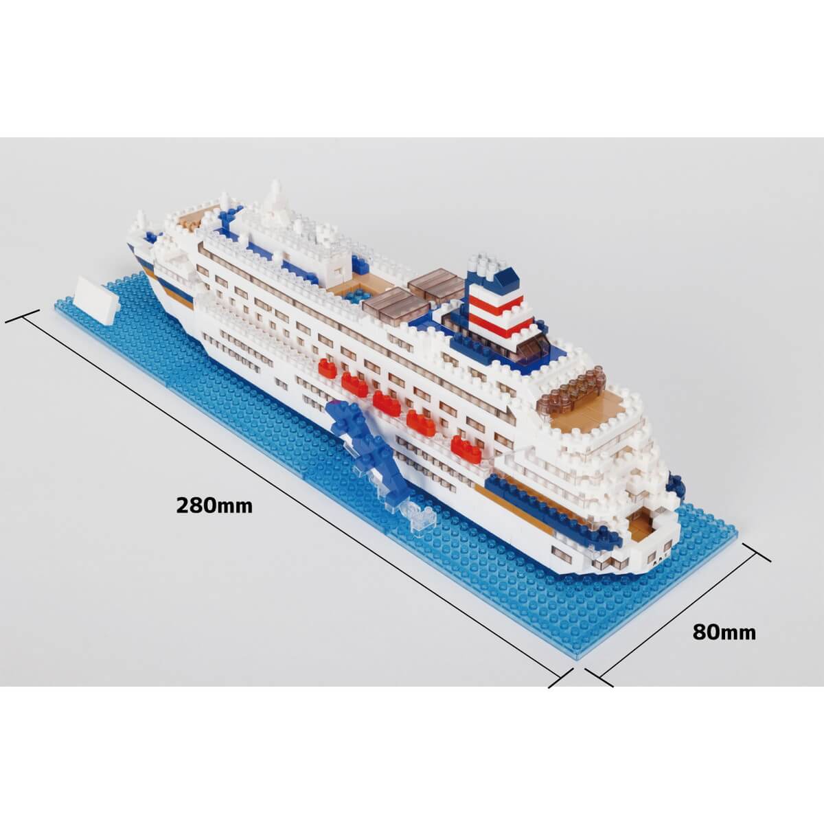 ナノブロック 客船 飛鳥II