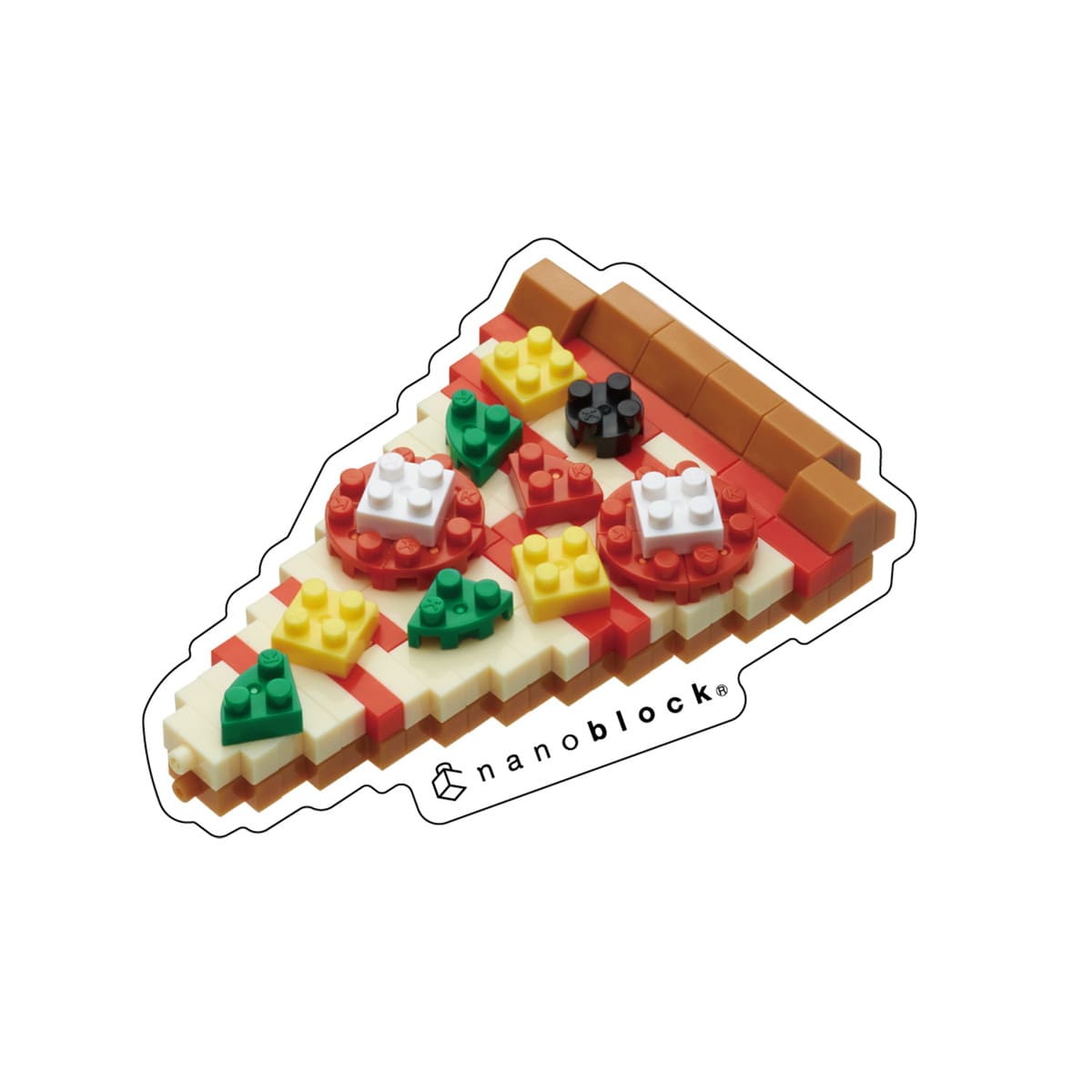 ナノブロック ステッカー 5種セット フード
