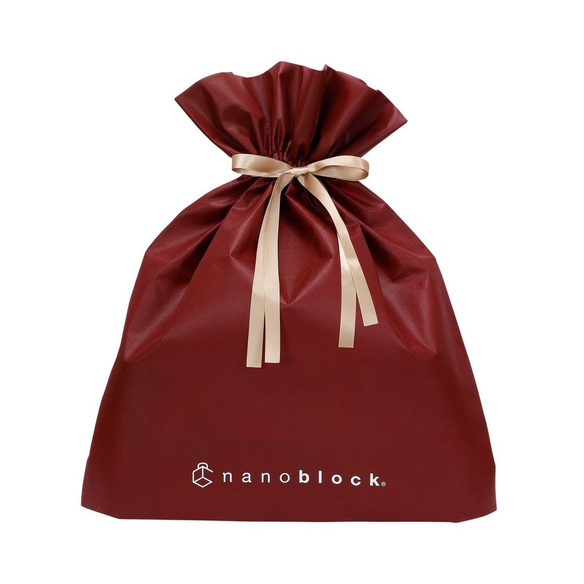 ナノブロック用 ギフトバッグ XL (ボルドー)