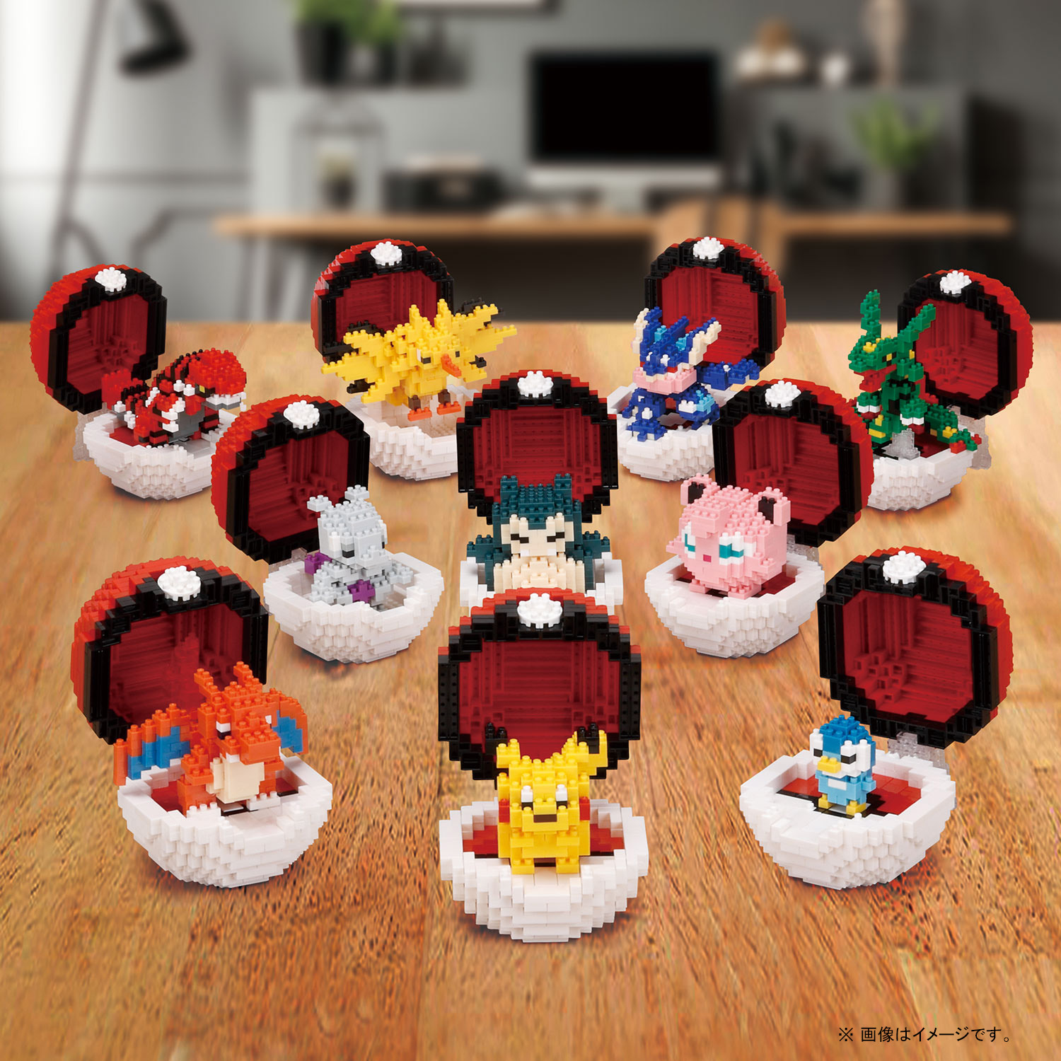 ナノブロック ポケットモンスター コレクションスタンド モンスターボール