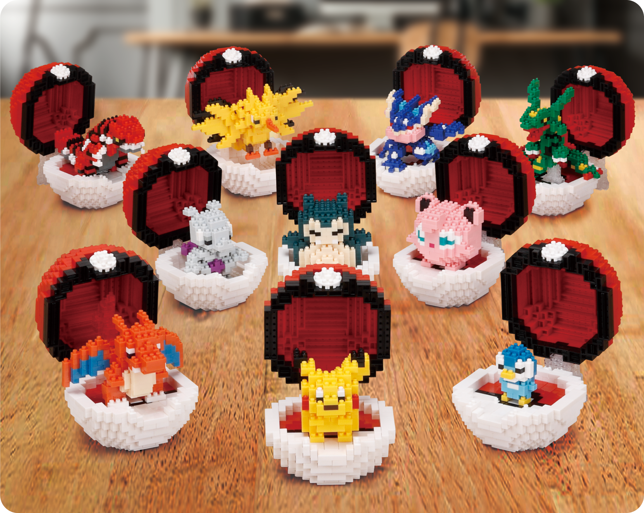 ナノブロック ポケットモンスターシリーズを飾って楽しめる