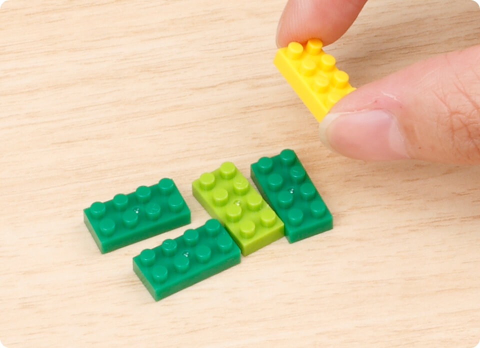 １段目が崩れて次にすすめない！そんな時はナノブロックパッドを使って解決！