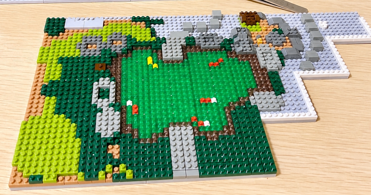 庭の装飾作りがスタート｜日本庭園のディテールが一気に増えていきます