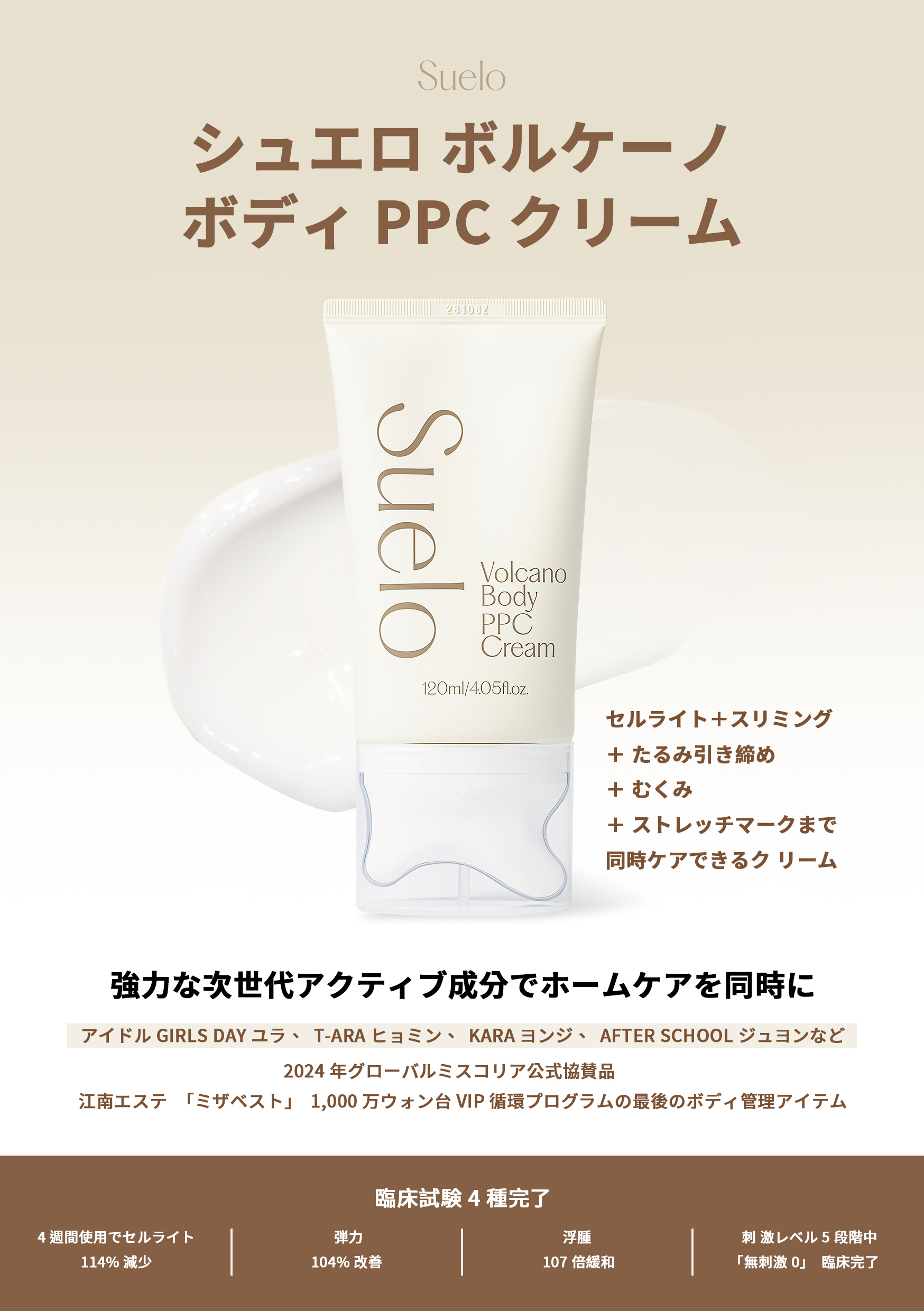 [Suelo] ボルケーノ ボディ PPC クリーム