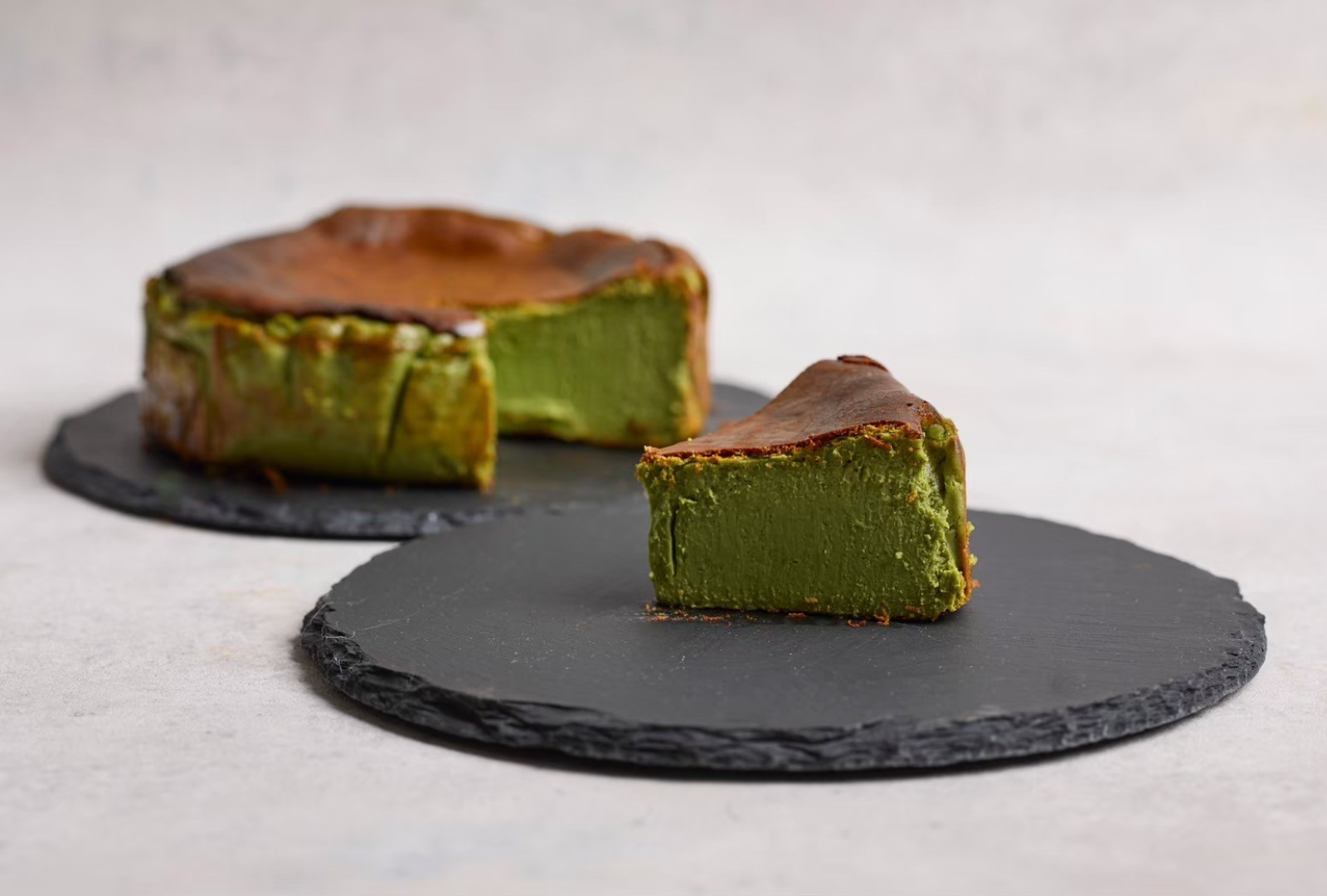 バスクチーズケーキ（抹茶）