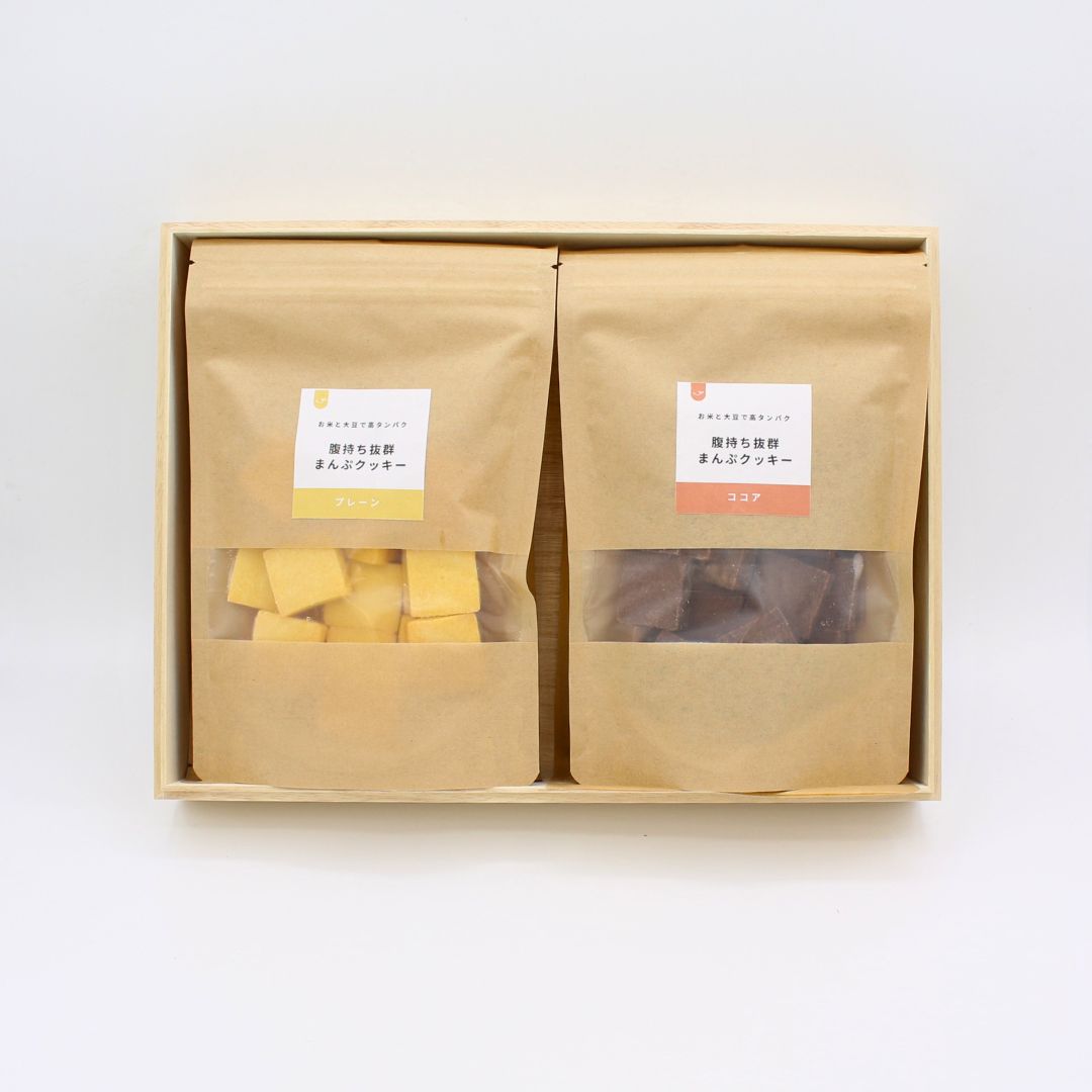 【贈答品】クッキー大 4袋（プレーン2袋・ココア2袋）