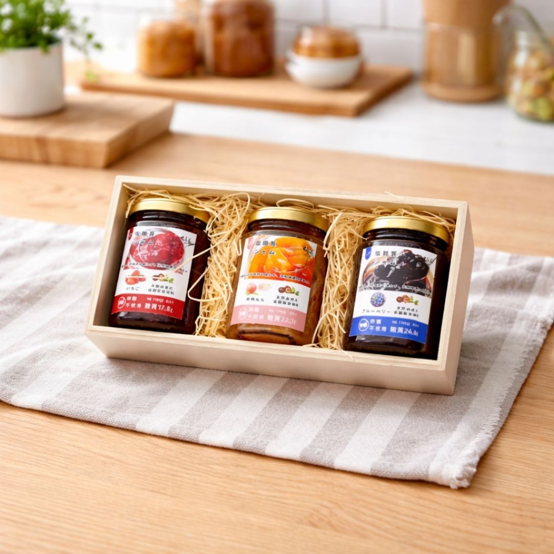 【贈答品（木箱）】ジャム｜3種3瓶