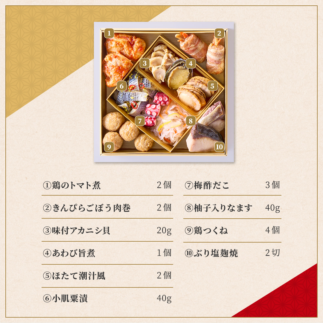 冷蔵おせち三段重「雅の舞」 配送日: １２月３０日