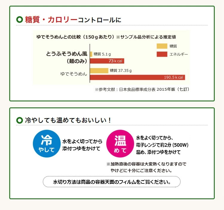 とうふそうめん風 <br>大豆たんぱくプラス<br> 1ケース(8パック)