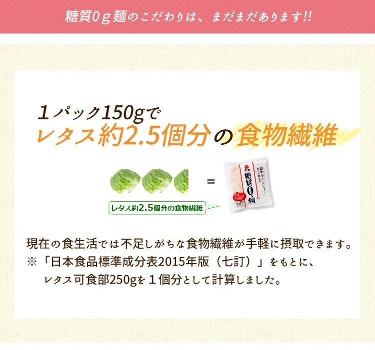 【常温】糖質0g麺<br>18パック/36パック バリエーション: 18パック（１ケース）