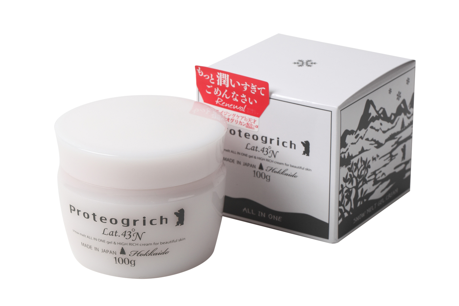 【単品購入】プロテオグリッチ雪解ふっくらゲルクリームS 100g