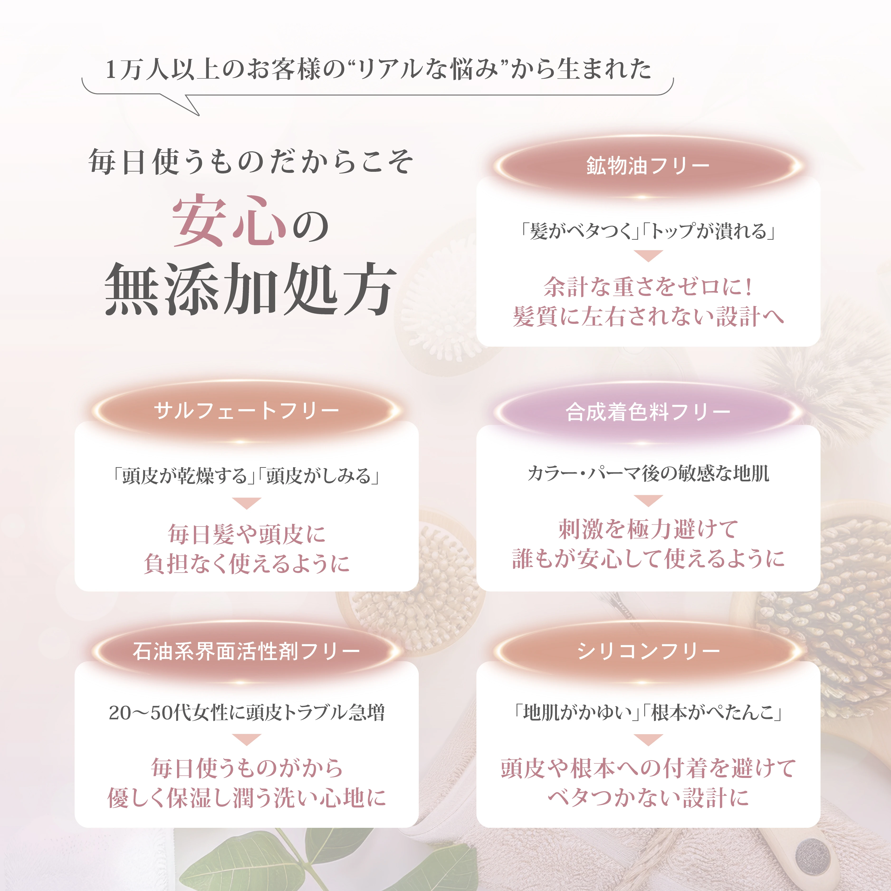 桜の香り 髪質改善シャンプー【300mlボトル】