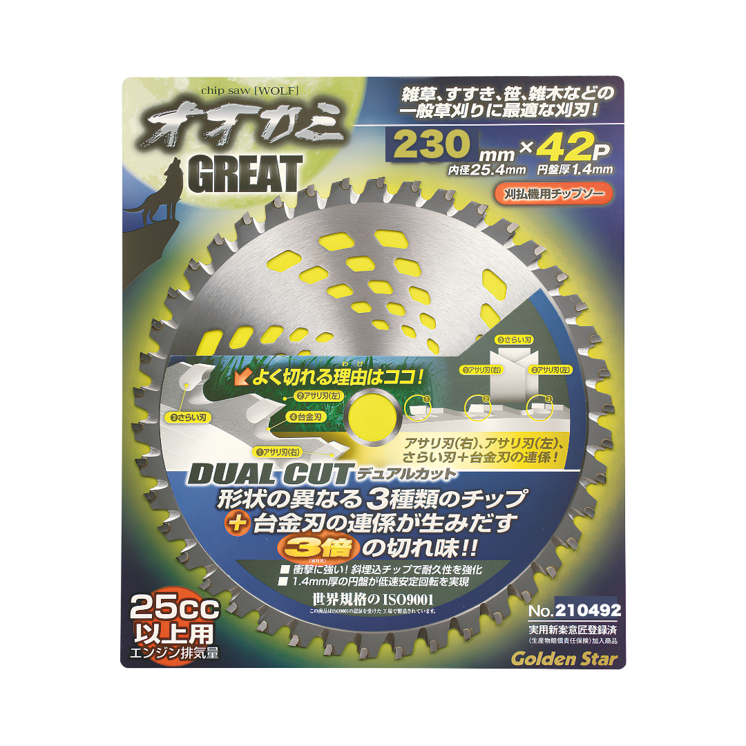 W型チップソー オオカミグレート