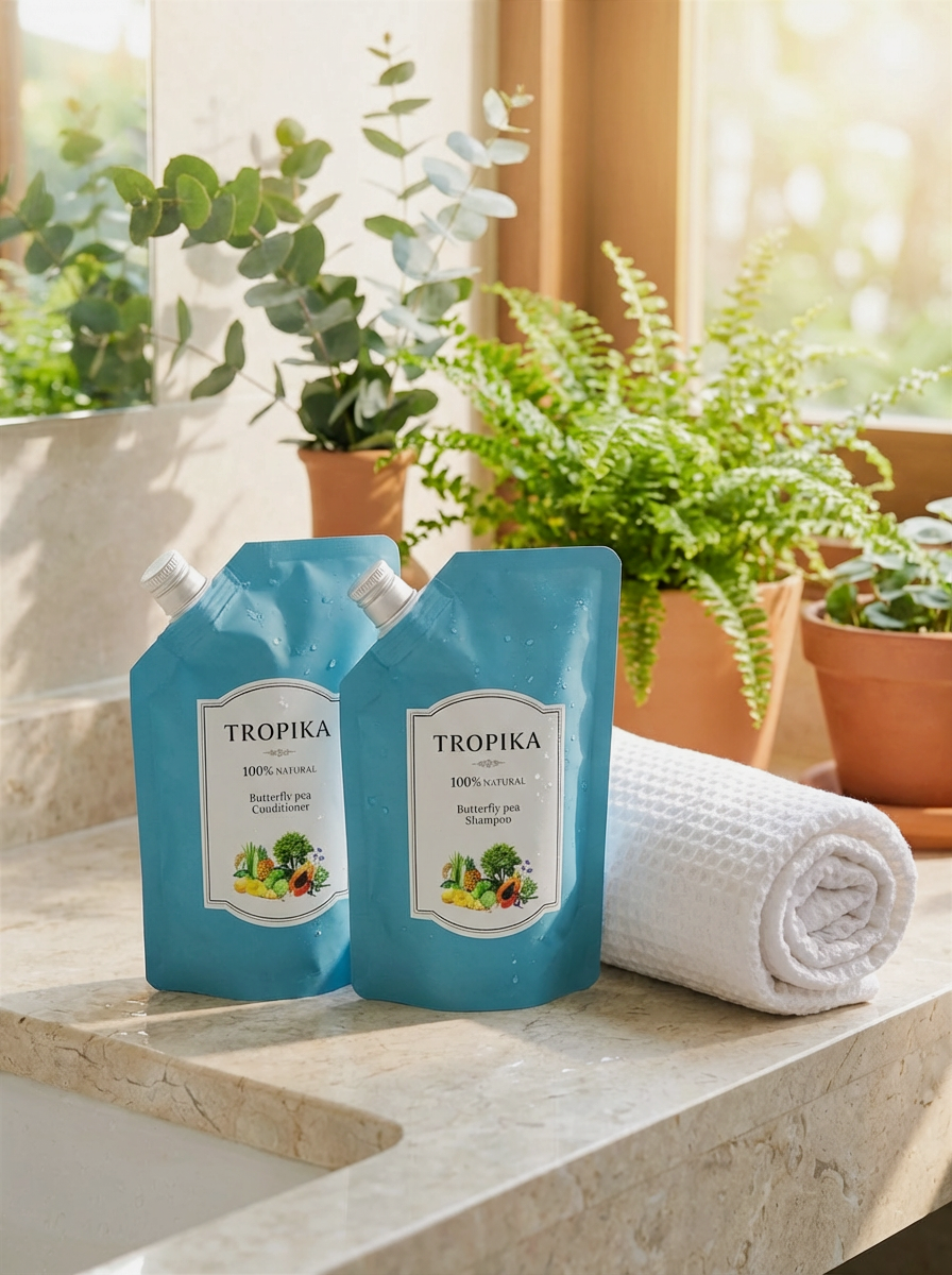 バタフライピーシャンプー＆コンディショナーセット