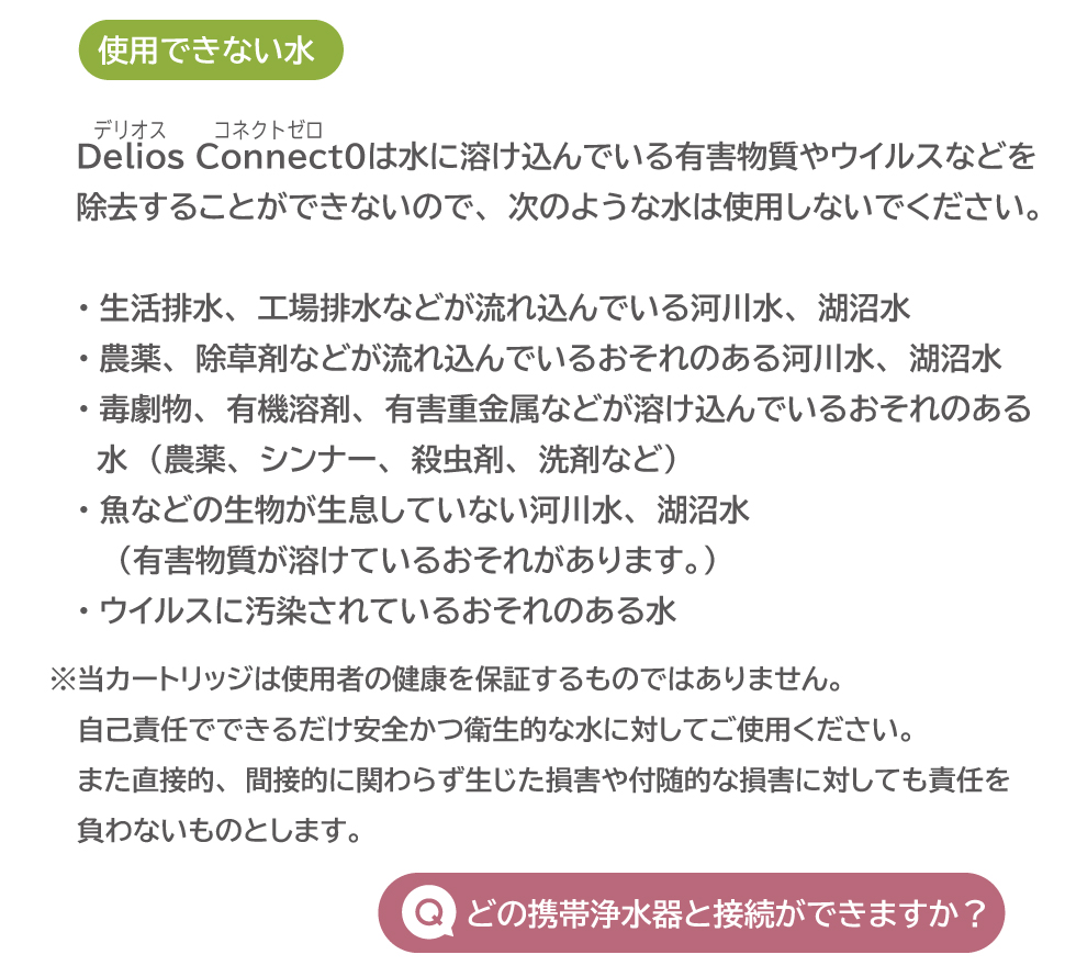 携帯浄水器コネクト1