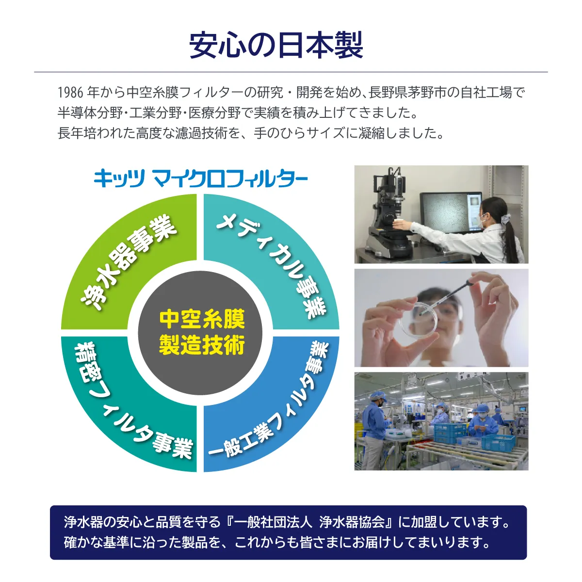 安心の日本製