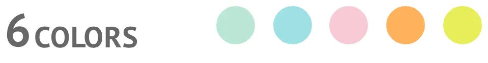 ゴクリア カラーバリエーション 6color