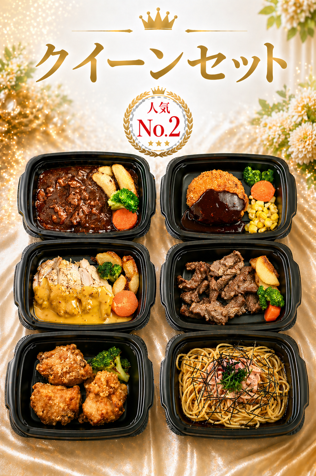 【定期販売】６食クイーンセット