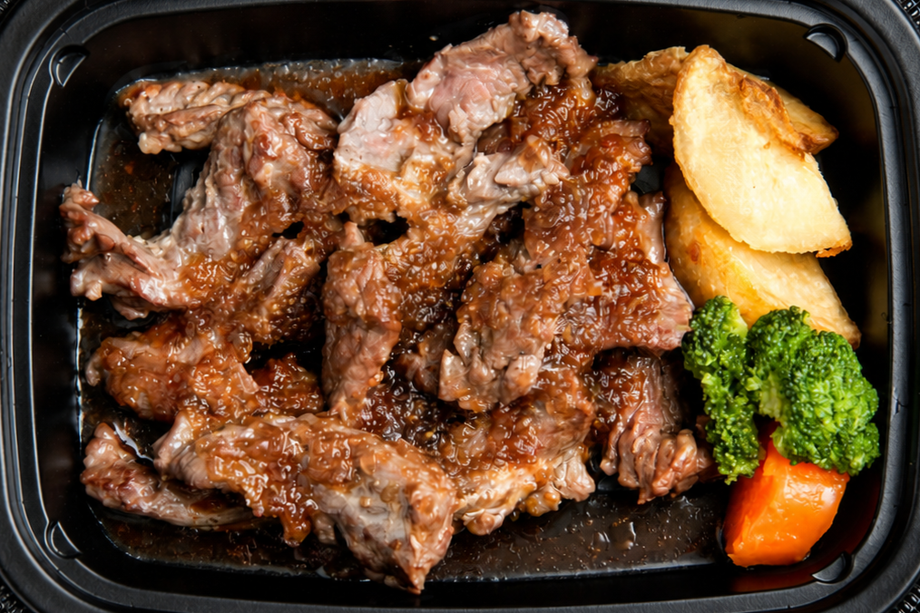 肉厚！柔らかハラミステーキENDO特製オニオン和風ソース