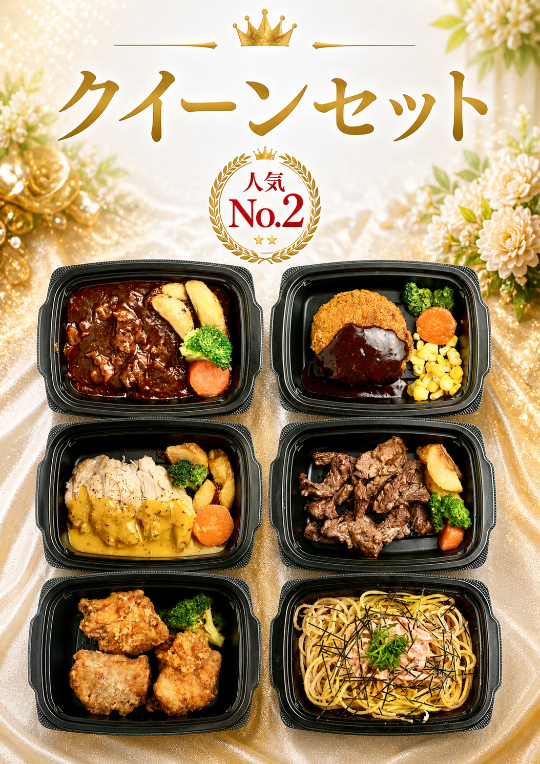 【定期販売】６食クイーンセット